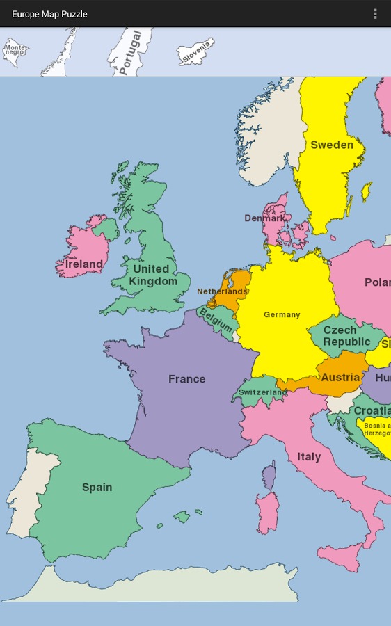 欧洲地图拼图好玩吗？欧洲地图拼图游戏介绍