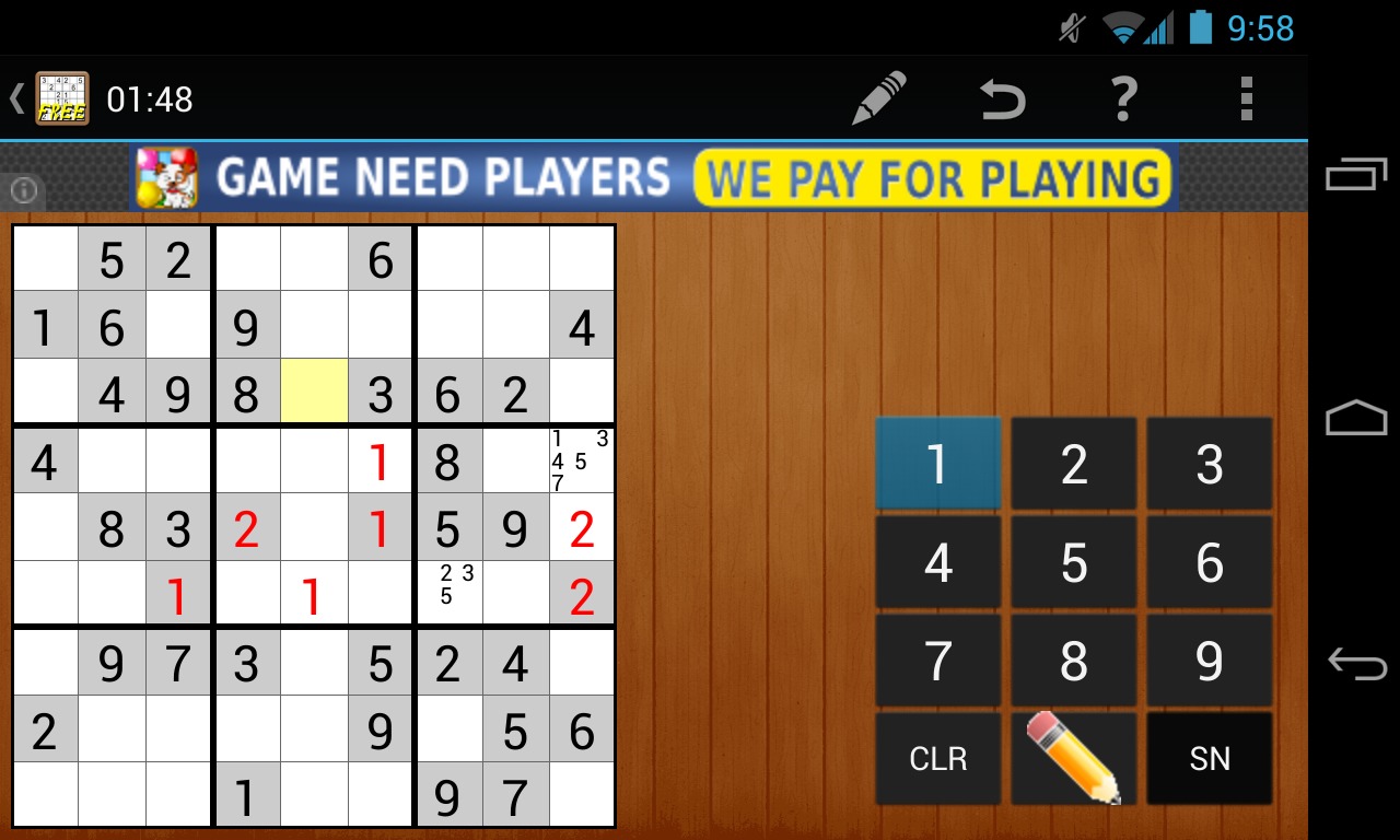 Tablet Sudoku Free好玩吗？Tablet Sudoku Free游戏介绍