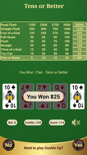 Tens or Better Poker好玩吗？怎么玩？Tens or Better Poker游戏介绍