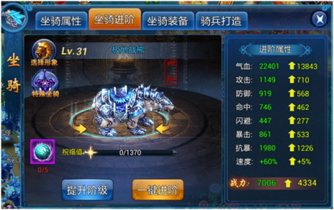 《一剑灭仙》坐骑系统 酷炫坐骑带着走
