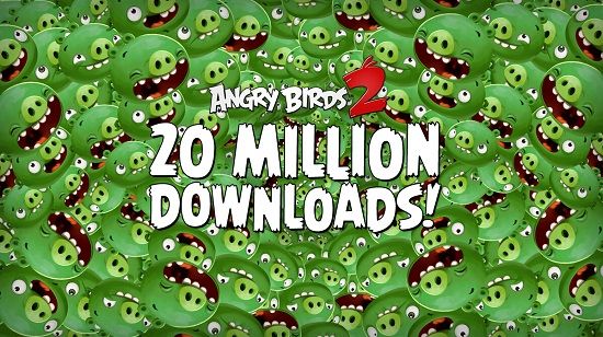 《愤怒的小鸟2》首周下载量突破2000万次！