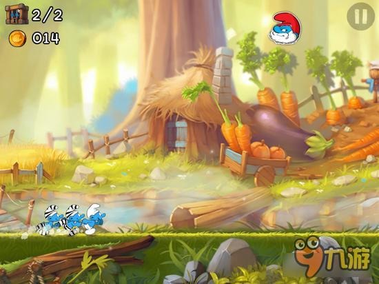 今日手游：回忆童年的跑酷手游《蓝精灵：纵情快跑》