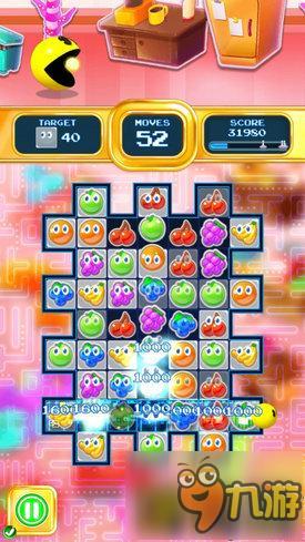 吃豆人35周年手游《吃豆人的消除之旅》上架