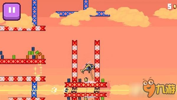 《救援直升机》用高超的技术越过障碍 开始救援