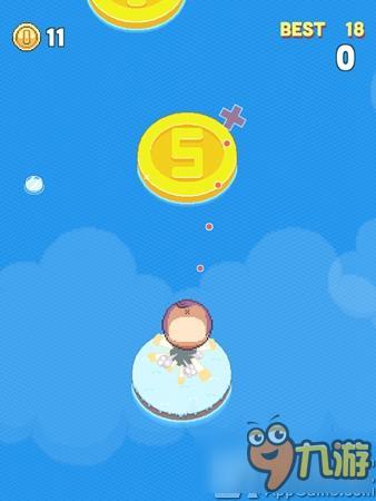 休闲手游《平台跳跃》 圆滚滚的小动物步步高升