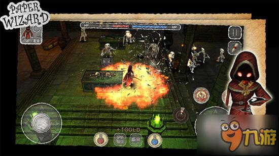 画风独特!暗黑地下城RPG《纸片巫师》上架