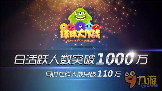 同时在线破110万 《球球大作战》创休闲类游戏新神话