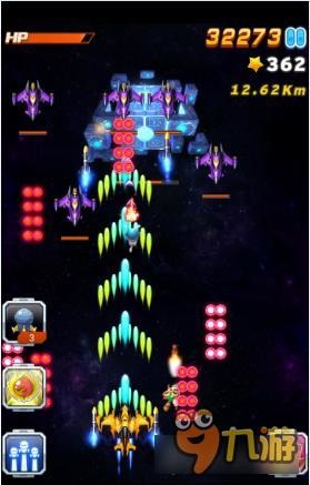 幽蓝之星VS圣诞老人 全民飞机大战宠物对比