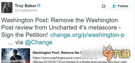 引发众怒 《神秘海域4》评分公布 华盛顿邮报超低分评价激怒玩家