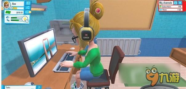 卡通画面 体验网红日常，Steam新作《模拟主播》登陆在即