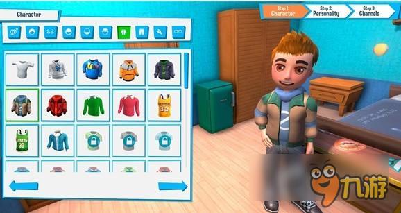 卡通画面 体验网红日常，Steam新作《模拟主播》登陆在即