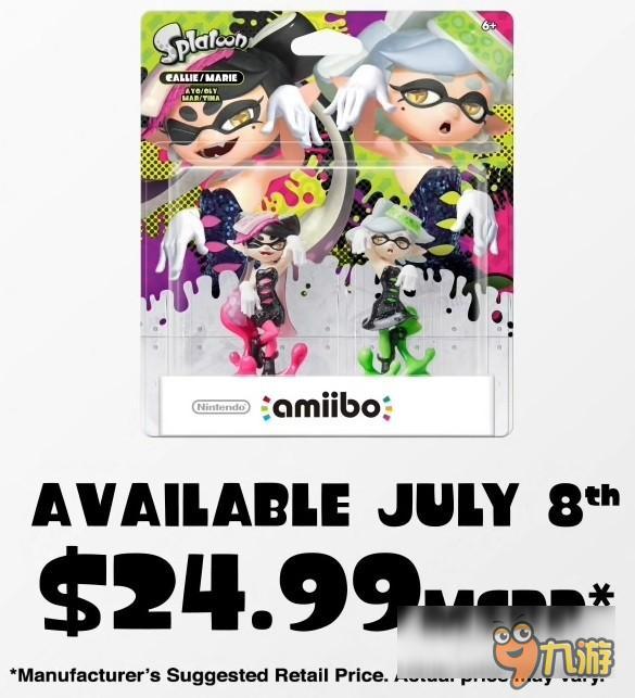 全新形象 任天堂《Splatoon》将于7月迎来全新“乌贼姐妹”Amiibo