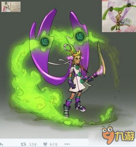 最小“人设师” 小女孩涂鸦收到《守望先锋》官方回应