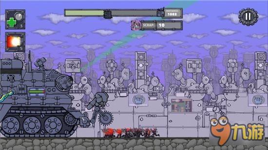 向敌人据点挺进：巨型坦克