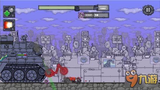 向敌人据点挺进：巨型坦克