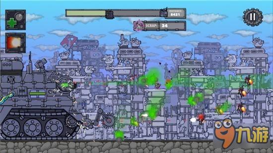 向敌人据点挺进：巨型坦克