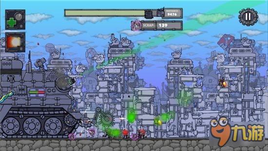 向敌人据点挺进：巨型坦克