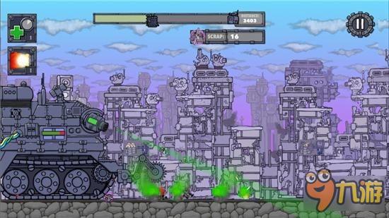 向敌人据点挺进：巨型坦克