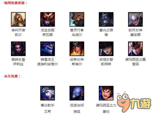 lol6月17日周免英雄查詢 lol6月17日半價(jià)英雄皮膚購買地址