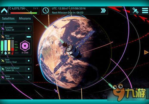 模拟游戏《卫星指挥》手游上架 创造属于你的星球