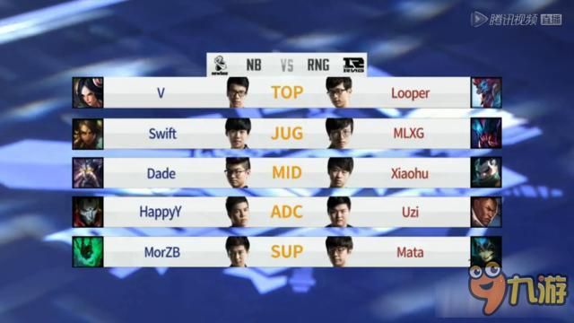 《LPL》2016夏季賽6月26日第5周NB vs RNG比賽視頻