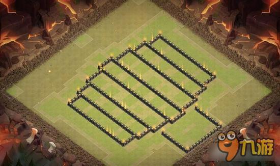 部落冲突九本跑道阵分享 防武神必备