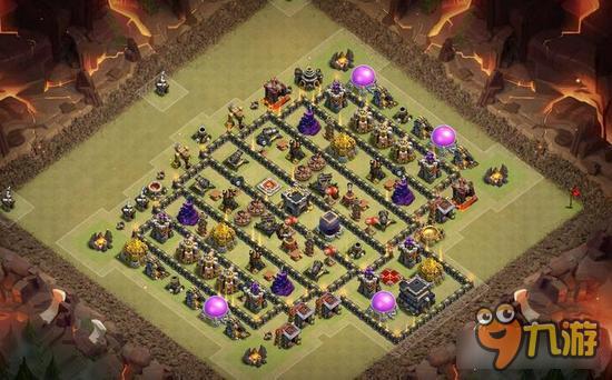 部落冲突九本跑道阵分享 防武神必备