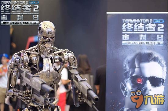 手游《终结者2》1：1 T-800模型亮相CJ