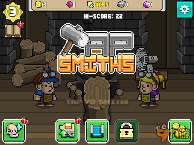 《疯狂史密斯》评测：手起锤落疯狂点击致富