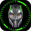 Black Iron Superhero Panther Robot Machine Rescue