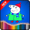 pep0a pig Coloring Book