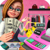 Shopping Mall Girl Cashier Game - Cash Register
