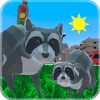 Raccoon Adventure City Simulator 3D